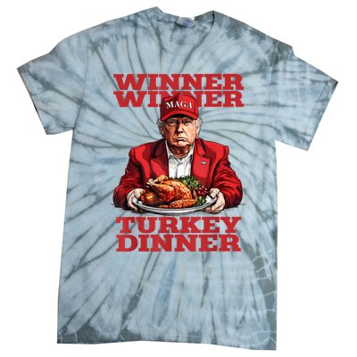 Funny Trump Winner Turkey Dinner Thanksgiving DaddyS Home Tie-Dye T-Shirt