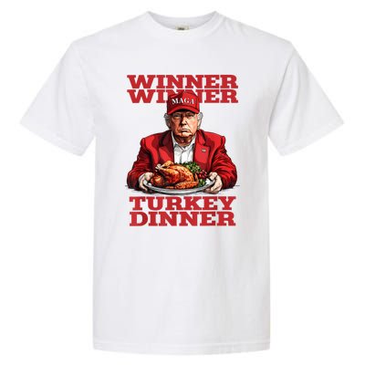 Funny Trump Winner Turkey Dinner Thanksgiving DaddyS Home Garment-Dyed Heavyweight T-Shirt