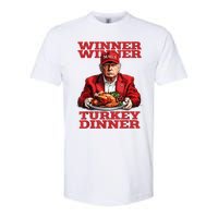 Funny Trump Winner Turkey Dinner Thanksgiving DaddyS Home Softstyle CVC T-Shirt