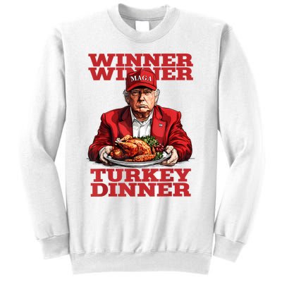 Funny Trump Winner Turkey Dinner Thanksgiving DaddyS Home Sweatshirt