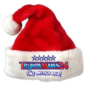 Funny Trump Wrestling Meme Fake News Trumpamania Take America Back Premium Christmas Santa Hat