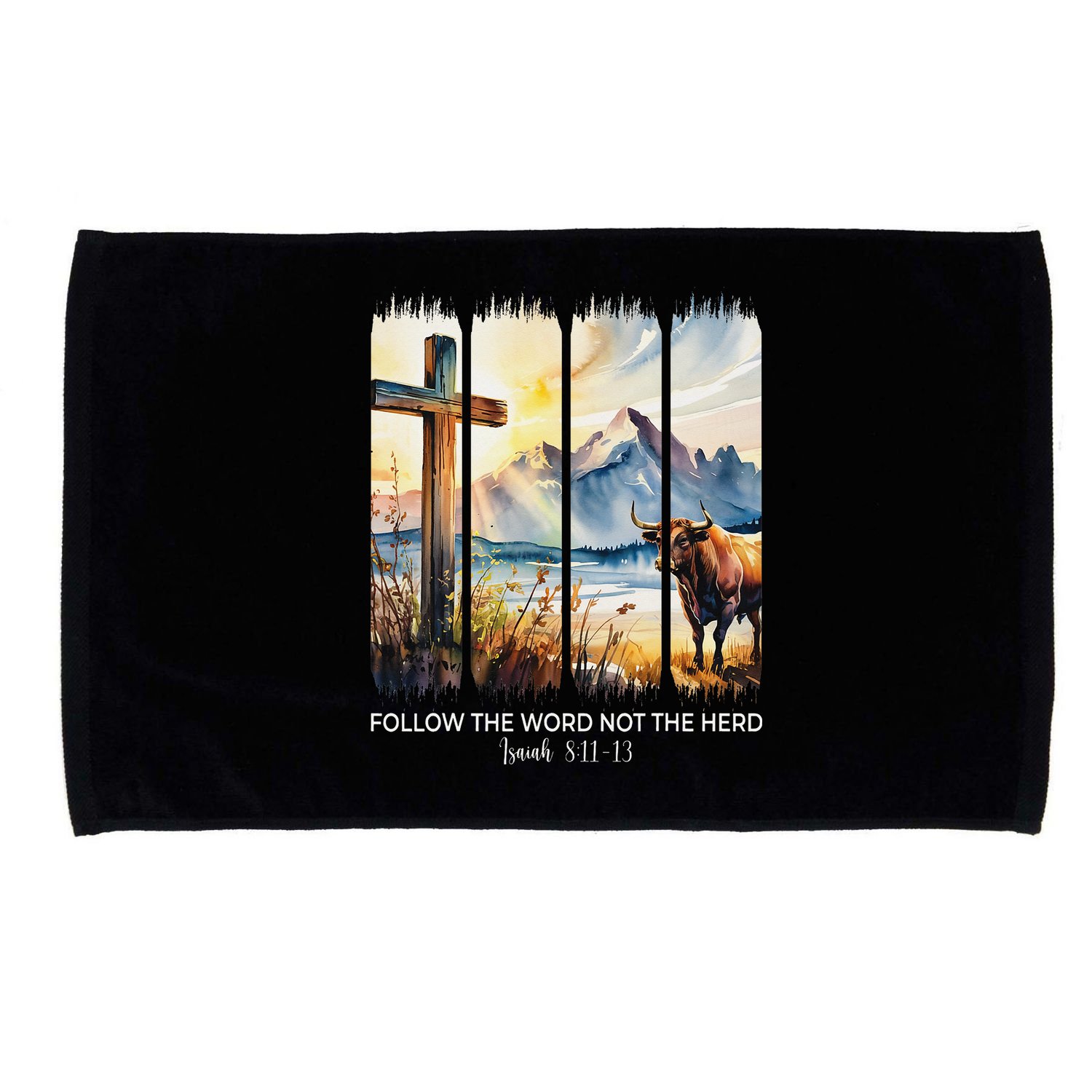 Follow The Word Not The Herd Christian Women Faith Bible Microfiber Hand Towel