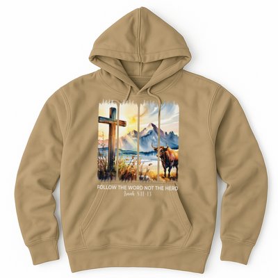 Follow The Word Not The Herd Christian Women Faith Bible Hoodie