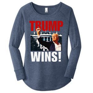 Funny! Trump Won! I Told You Trump Would Win! Trump Won Women's Perfect Tri Tunic Long Sleeve Shirt