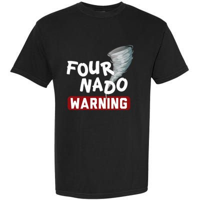 Fournado Tornado Watcher Chaser Birthday Garment-Dyed Heavyweight T-Shirt