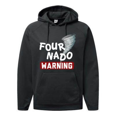 Fournado Tornado Watcher Chaser Birthday Performance Fleece Hoodie