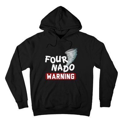 Fournado Tornado Watcher Chaser Birthday Hoodie