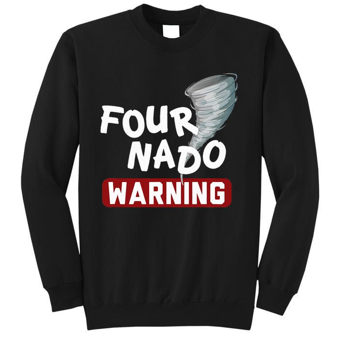 Fournado Tornado Watcher Chaser Birthday Sweatshirt