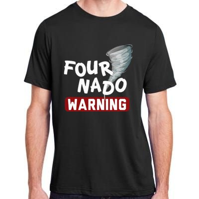 Fournado Tornado Watcher Chaser Birthday Adult ChromaSoft Performance T-Shirt