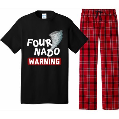 Fournado Tornado Watcher Chaser Birthday Pajama Set