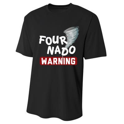 Fournado Tornado Watcher Chaser Birthday Performance Sprint T-Shirt