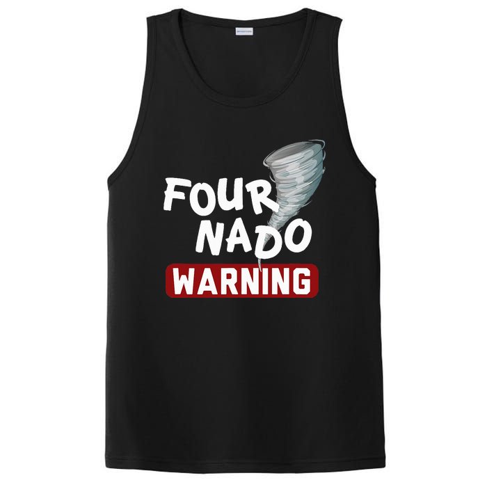 Fournado Tornado Watcher Chaser Birthday PosiCharge Competitor Tank