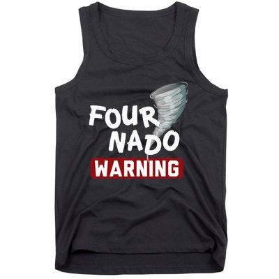 Fournado Tornado Watcher Chaser Birthday Tank Top