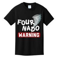 Fournado Tornado Watcher Chaser Birthday Kids T-Shirt