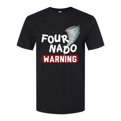 Fournado Tornado Watcher Chaser Birthday Softstyle® CVC T-Shirt