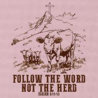Follow The Word Not The Herd 25L Jumbo Tote