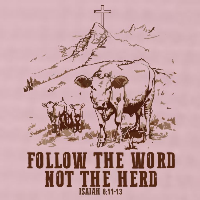 Follow The Word Not The Herd 25L Jumbo Tote