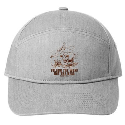 Follow The Word Not The Herd 7-Panel Snapback Hat