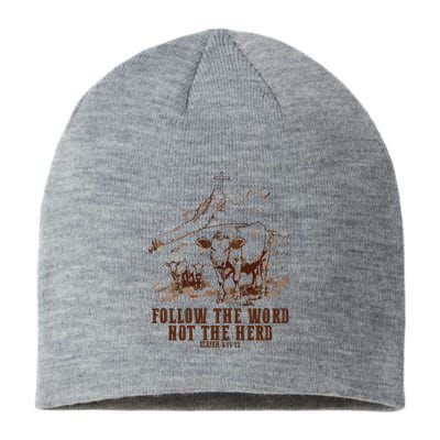 Follow The Word Not The Herd Sustainable Beanie