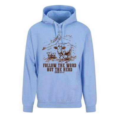 Follow The Word Not The Herd Unisex Surf Hoodie