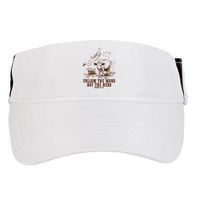 Follow The Word Not The Herd Adult Drive Performance Visor