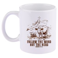 Follow The Word Not The Herd 11oz C Handle Ceramic Mug
