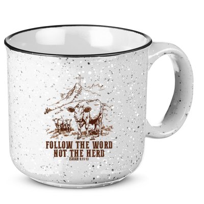 Follow The Word Not The Herd 15oz Campfire Ceramic Mug