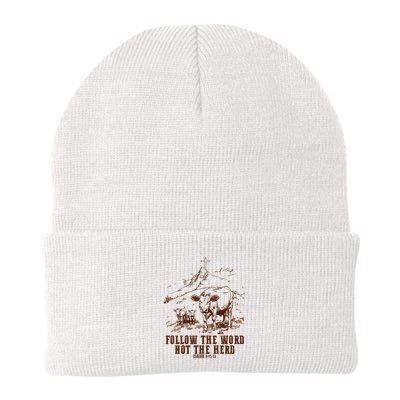 Follow The Word Not The Herd Beanie