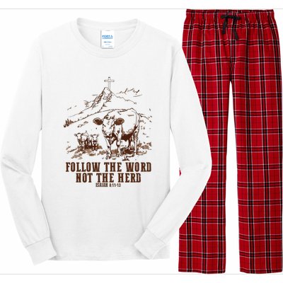 Follow The Word Not The Herd Long Sleeve Pajama Set