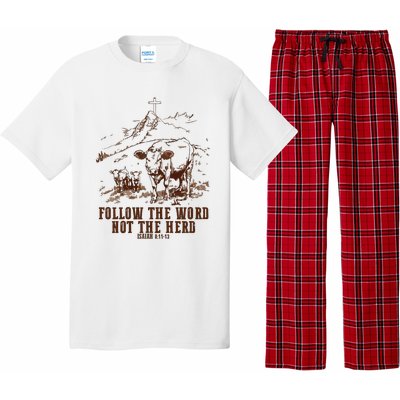 Follow The Word Not The Herd Pajama Set