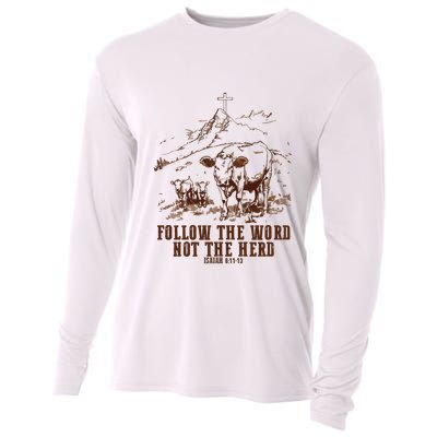 Follow The Word Not The Herd Cooling Performance Long Sleeve Crew