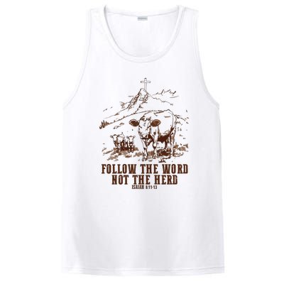 Follow The Word Not The Herd PosiCharge Competitor Tank