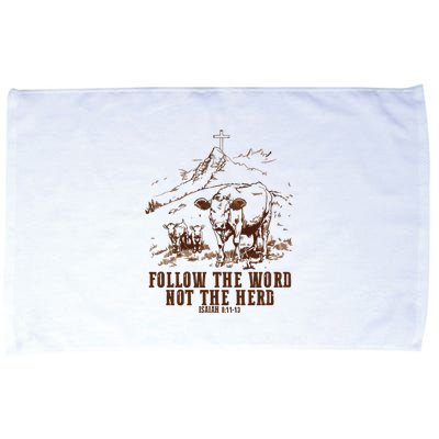 Follow The Word Not The Herd Microfiber Hand Towel