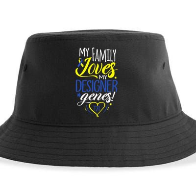 Family T21 World Down Syndrome Awareness Day Sustainable Bucket Hat
