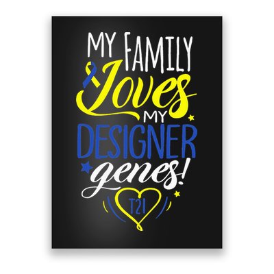 Family T21 World Down Syndrome Awareness Day Poster