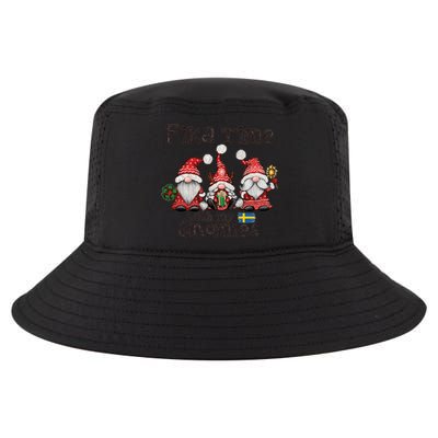 Fika Time With My Gnomies Gnome Christmas 2020 Gift Cool Comfort Performance Bucket Hat