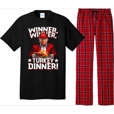 Funny Trump Winner Winner Turkey Dinner Thanksgiving Pajama Set