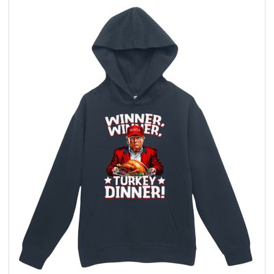 Funny Trump Winner Winner Turkey Dinner Thanksgiving Urban Pullover Hoodie