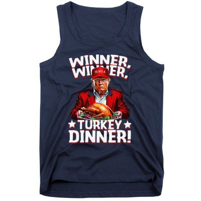 Funny Trump Winner Winner Turkey Dinner Thanksgiving Tank Top