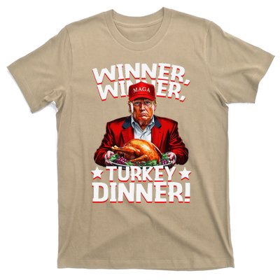 Funny Trump Winner Winner Turkey Dinner Thanksgiving T-Shirt