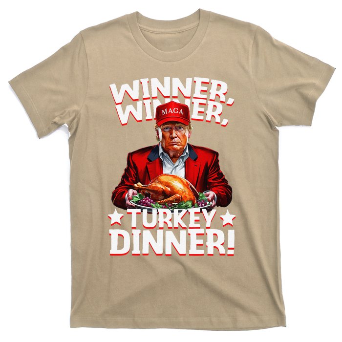 Funny Trump Winner Winner Turkey Dinner Thanksgiving T-Shirt