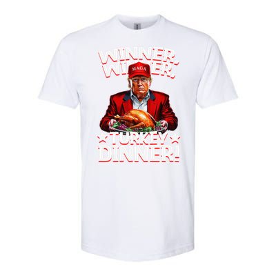 Funny Trump Winner Winner Turkey Dinner Thanksgiving Softstyle CVC T-Shirt