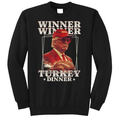 Funny Trump Winner Winner Turkey Dinner Thanksgiving Apparel Sweatshirt