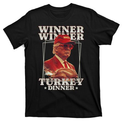 Funny Trump Winner Winner Turkey Dinner Thanksgiving Apparel T-Shirt