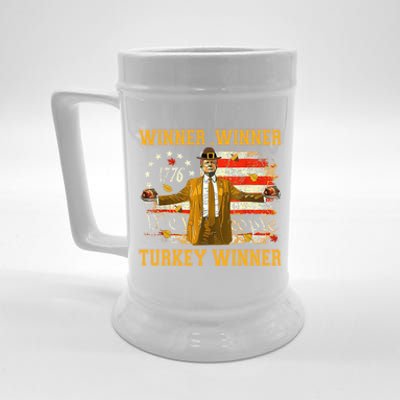 Funny Trump Winner Winner Turkey Dinner Thanksgiving Apparel Beer Stein