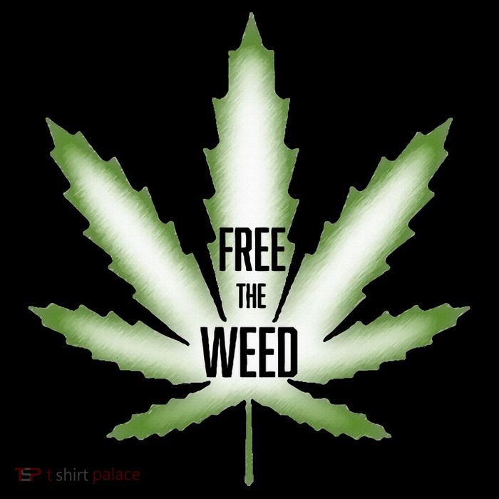 Free The Weed Marijuana Hemp Cannabis Christmas Stoner Gift Hoodie