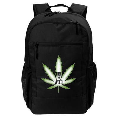Free The Weed Marijuana Hemp Cannabis Christmas Stoner Gift Backpack