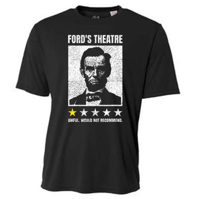 Ford's Theater Would Not Recommend Abraham Lincoln Cooling Performance Crew T-Shirt