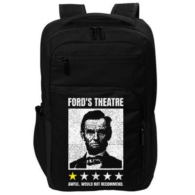 Ford's Theater Would Not Recommend Abraham Lincoln Impact Tech Backpack