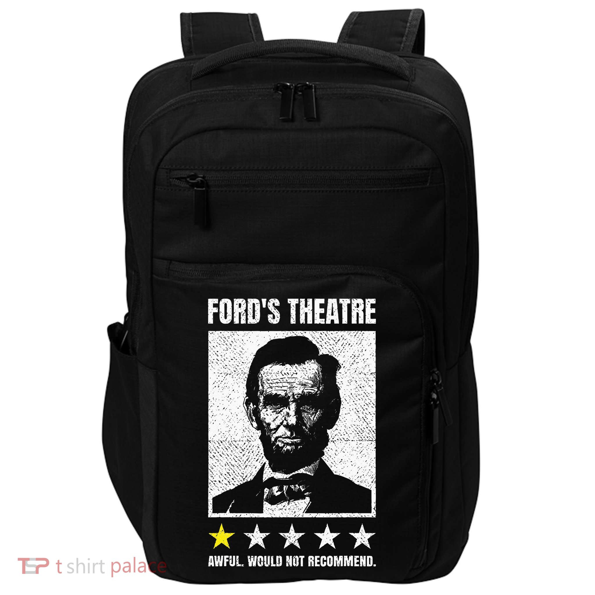 Ford's Theater Would Not Recommend Abraham Lincoln Impact Tech Backpack